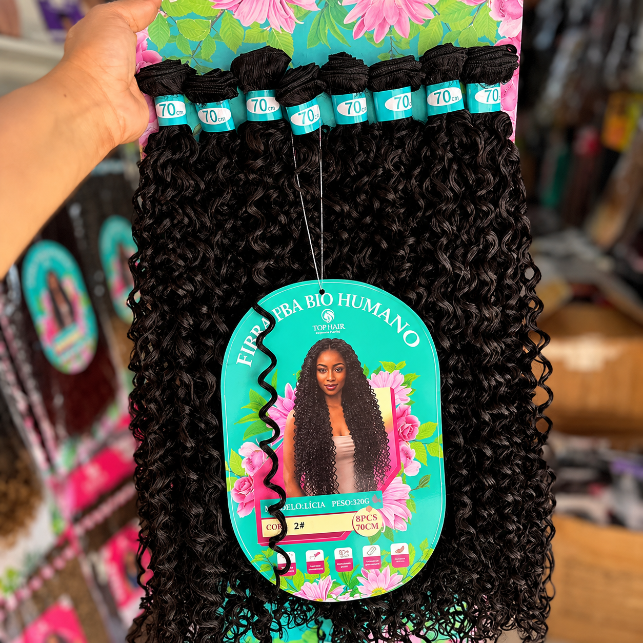Cabelo Luluca Bio Humano 70cm