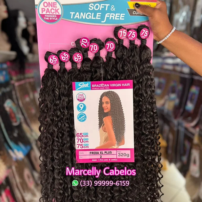 FREDA XL PLUS -CABELO BIO FIBRA-SLEEK