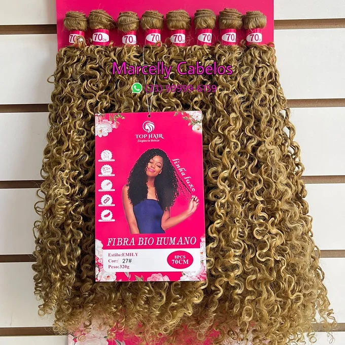 Cabelo Emily Bio humano