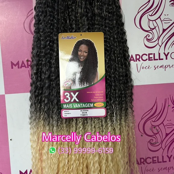 CABELO ALESSIA CROCHET -SER MULHER