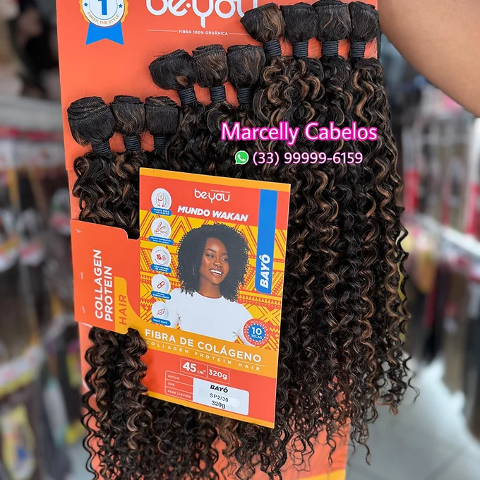 Cabelo Bayo Fibra de Colageno - Be you