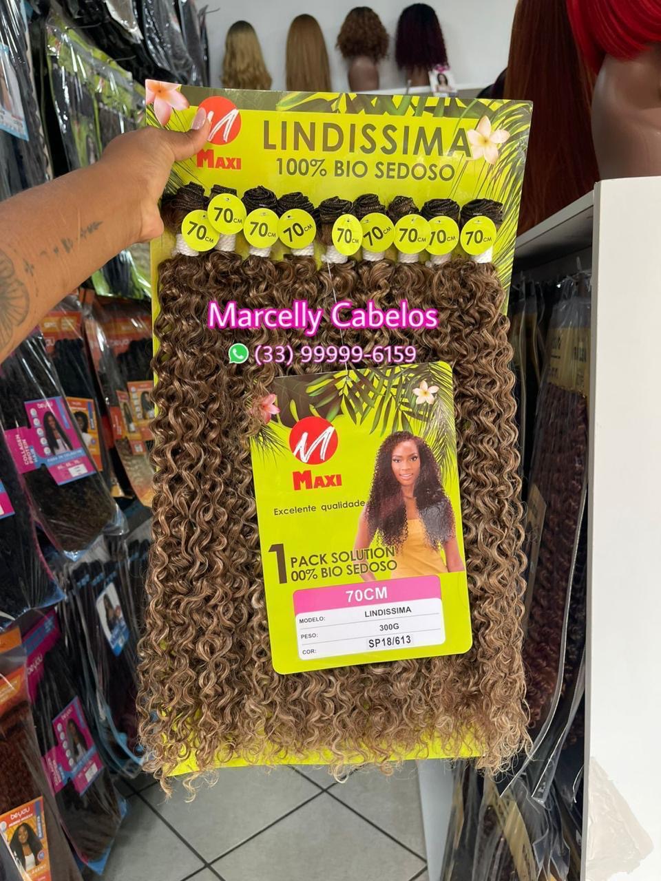 cabelo Lindíssima BIO SEDOSO 70cm 300g